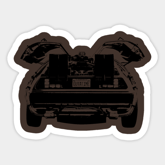 OUTATIME - Back To The Future - Sticker