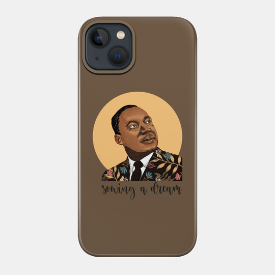 Martin Luther King Portrait - Mlk Jr - Phone Case