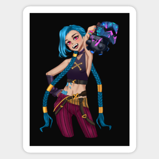 Jinx Arcane - League Of Legends - Sticker