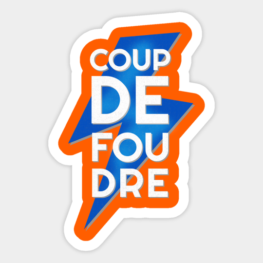 Lightning Bolt from the Blue - Superhero - Sticker