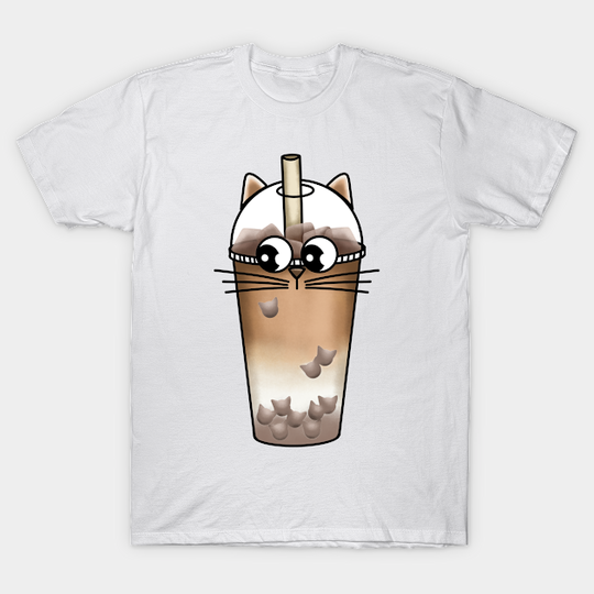 Boba Meow Tea - Boba Tea Lover - T-Shirt