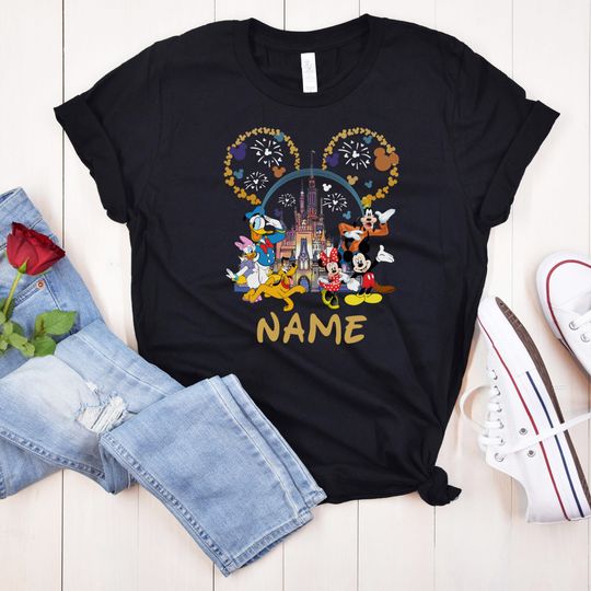 DisneyLand Family Trip Shirts, DisneyWorld Family Vacation Mickey Mouse Minnie Mouse Family Shirts