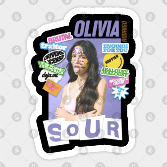 Sour - Olivia Rodrigo - Sticker