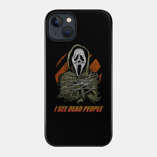 I SEE DEAD PEOPLE (color 1) - Ghostface Scream - Phone Case