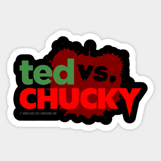 Ted vs. Chucky - Chucky - Sticker