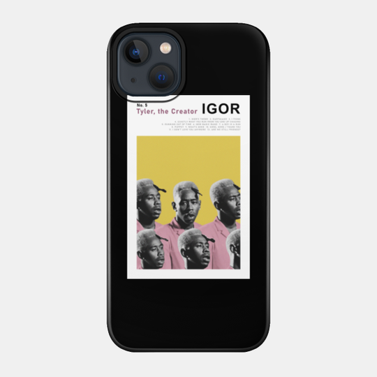 TYLER THE CREATOR IGOR TRACKLIST POSTER - Tyler The Creator - Phone Case
