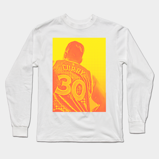 Steph Curry in 30 Jersey - Stephen Curry - Long Sleeve T-Shirt