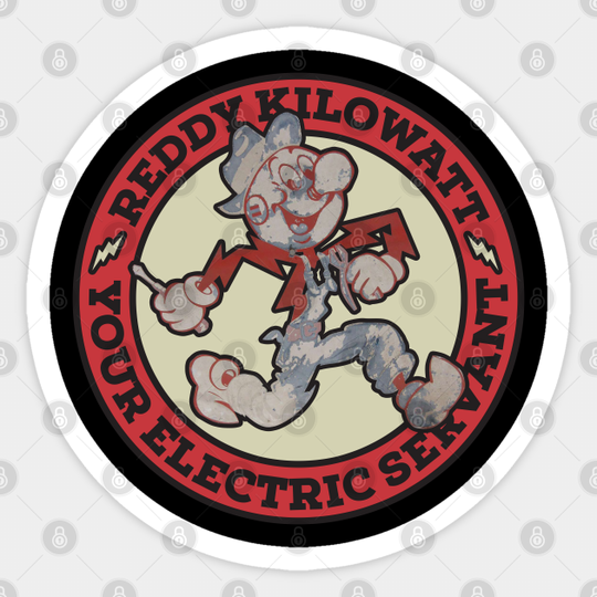 VINTAGE ELECTICO REEDY KILOWAT - Reddy Kilowatt - Sticker