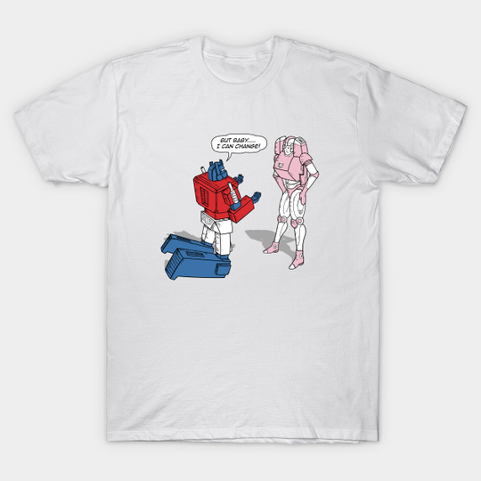 Optimus Prime Transformers Funny Parody - Cartoon - T-Shirt