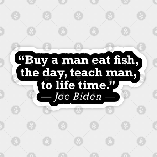 Funny Anti Biden Anti Democrat Anti Liberal Quote - Anti Biden - Sticker