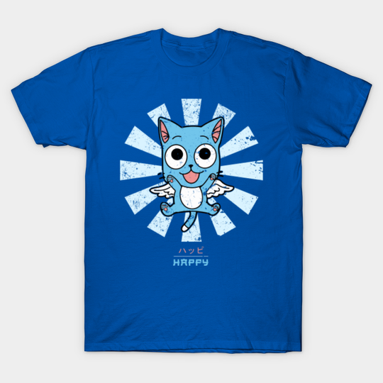 Happy Fairy Tail Retro Japanese - Fairy Tail - T-Shirt