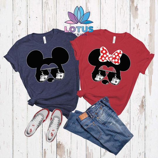 Mickey Mouse T-Shirt, Mickey Or Minnie, Couple Shirt, Disneyland Trip Shirt,  Minnie Mouse Shirt