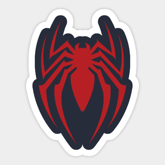 red spider - Spiderman Into The Spiderverse - Sticker