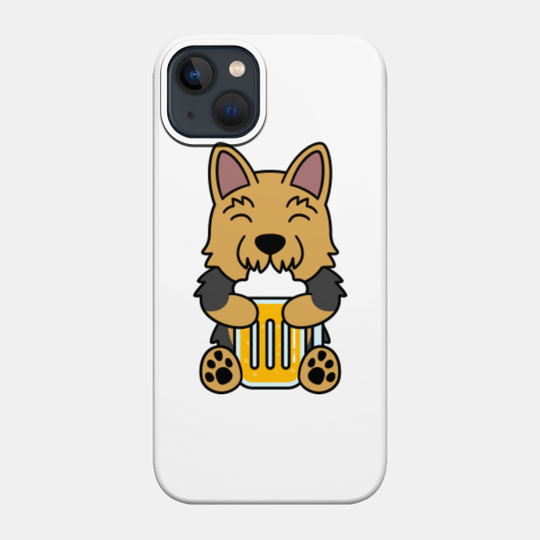 Yorkshire Terrier Beer Lover - Yorkshire Terrier - Phone Case