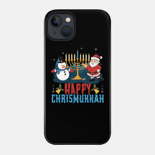 Menorah Christmukkah Christmas Hanukkah 2021 - Hanukkah - Phone Case