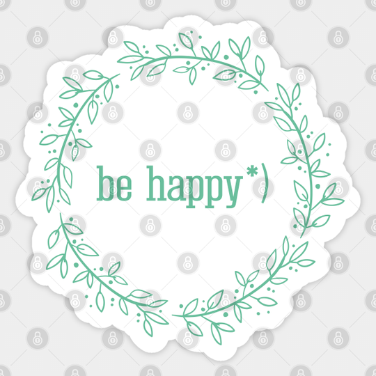 Be you, inspirational quote - Be Yourself Quote - Sticker