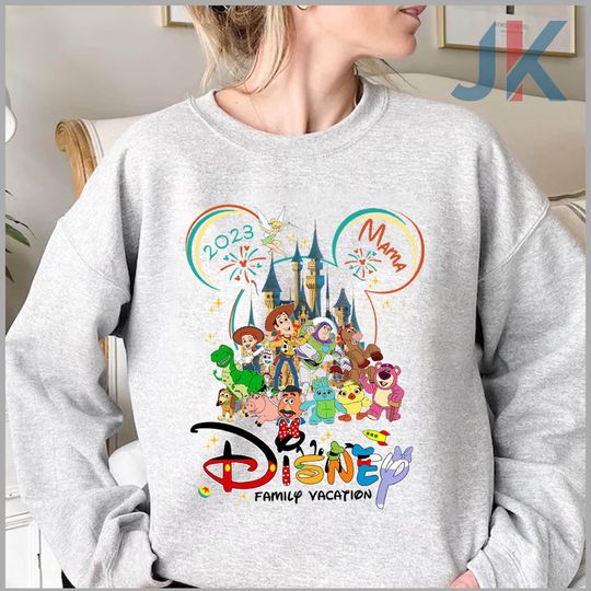 Disney Family Vacation Sweatshirt, Disney Trip 2023 Shirt, Disney Matching Shirts, Toy Story Friends Shirt