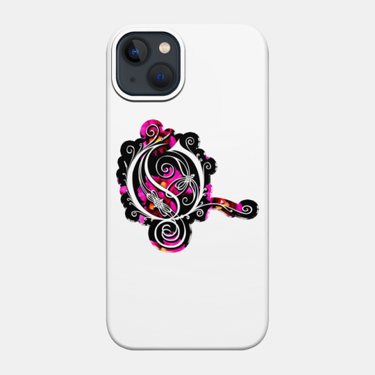 LATTICE LETTER O - orchid - Opeth - Phone Case