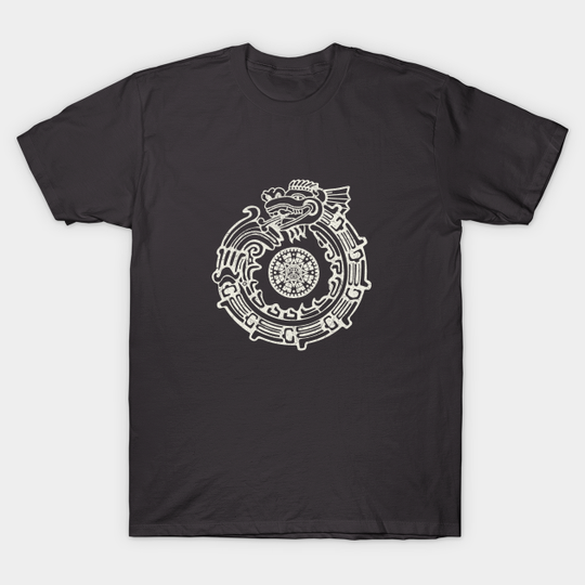 Aztec Sun Dragon - Aliens - T-Shirt