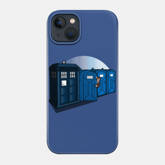 Wrong Box - Tardis - Phone Case