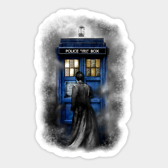 Halloween 10th Doctor lost in the mist - Doctor Who - Sticker