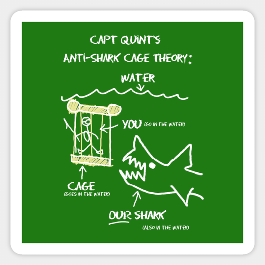 Farewell and Adieu - Jaws - Sticker