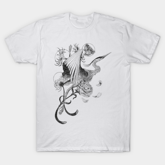 Great Blue Heron - Illustration - T-Shirt
