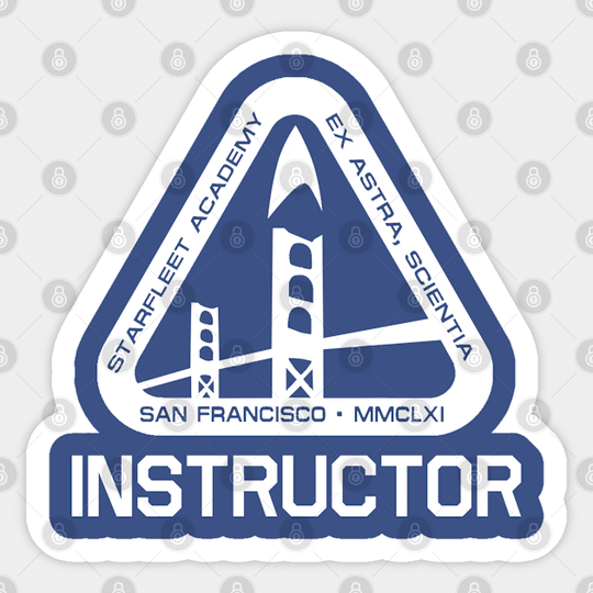 SFA Instructor - Star Trek - Sticker
