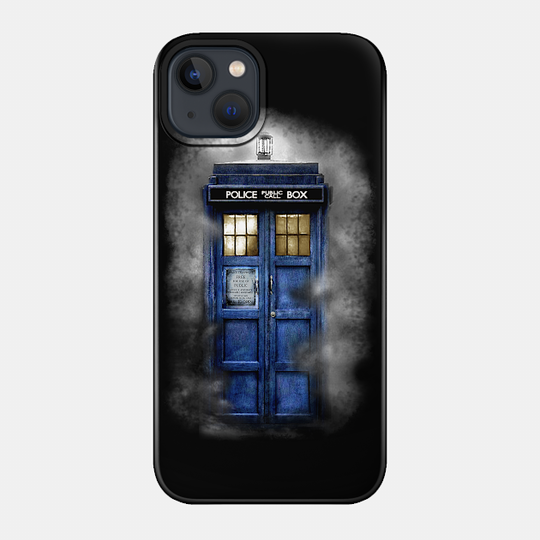 Haunting Blue Phone Booth - Tardis - Phone Case