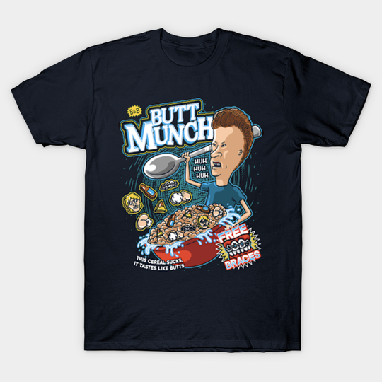 Butt Munch Cereal - Beavis And Butthead - T-Shirt