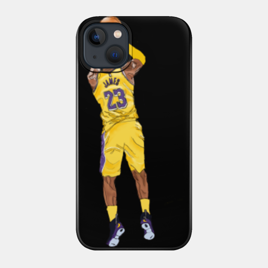 Lebron jumpshot - Lebron James - Phone Case