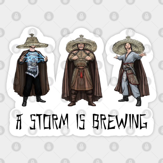3 Storms - A Storm Is Brewing - Big Trouble in Little China 1986 - Big Trouble In Little China - Sticker