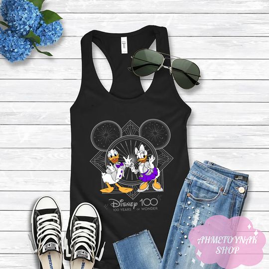 Donald And Daisy Duck Tank, Disney 100 Years of Wonder Tank, Disney 100 Years Tanks