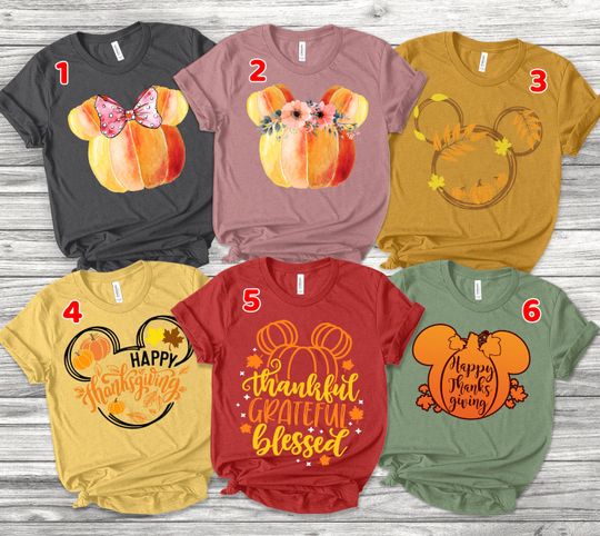 Fall Disney Shirts Thanksgiving Trip Tshirt