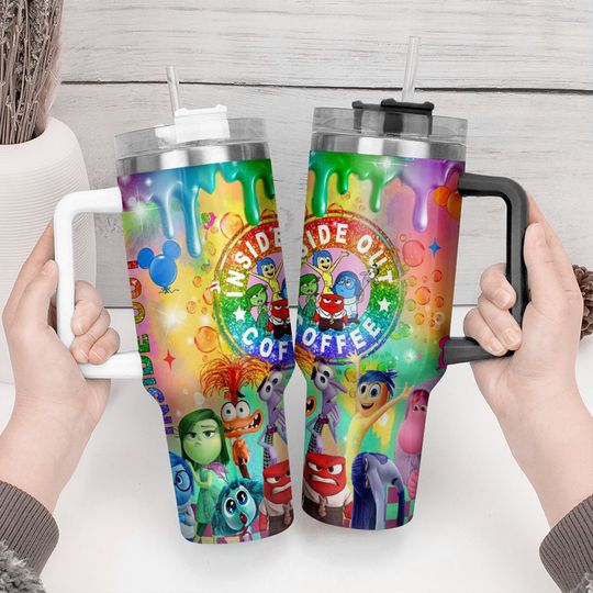 Inside Out 40oz Tumbler, Disney Inside Out Insulated Tumbler
