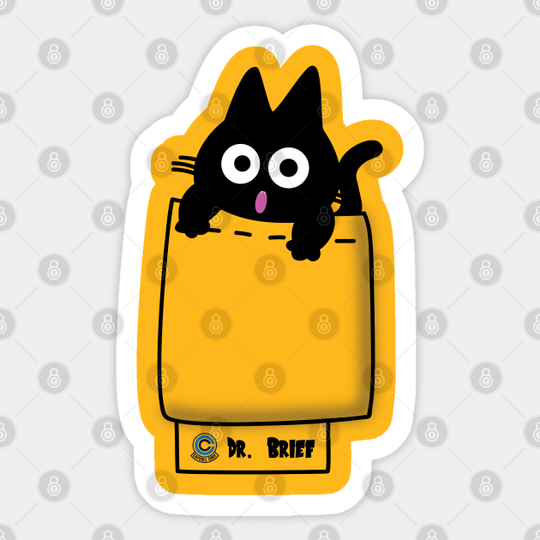 Dragon Ball Cat - Dragonball - Sticker