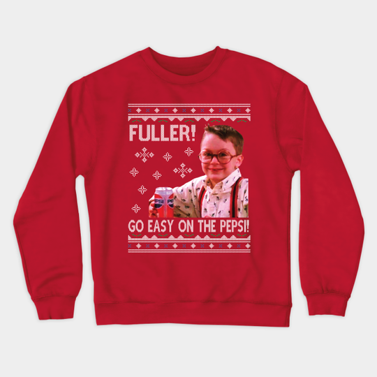 Fuller Go Easy Home Alone Christmas Knit - Home Alone - Crewneck Sweatshirt