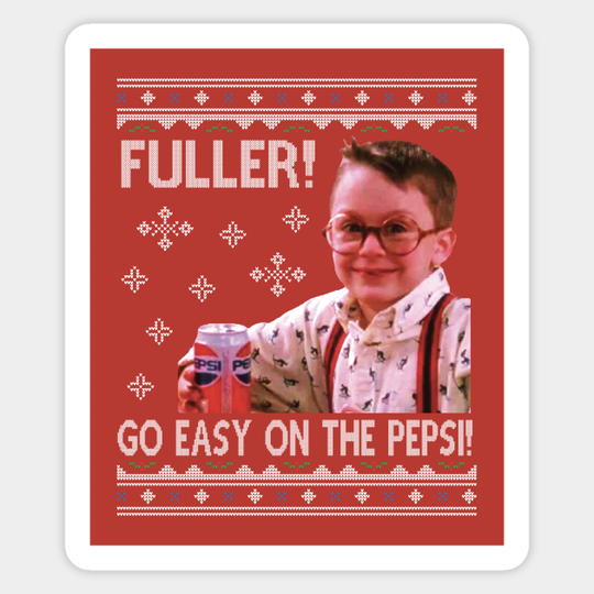 Fuller Go Easy Home Alone Christmas Knit - Home Alone - Sticker
