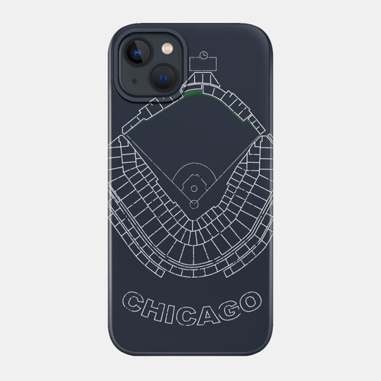 Wrigley - white - Wrigley Field - Phone Case