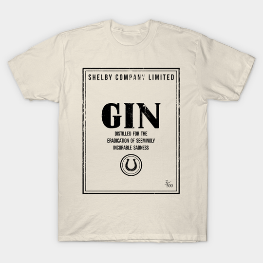 Shelby Company Limited Gin Label Peaky Blinders - Peaky Blinders - T-Shirt
