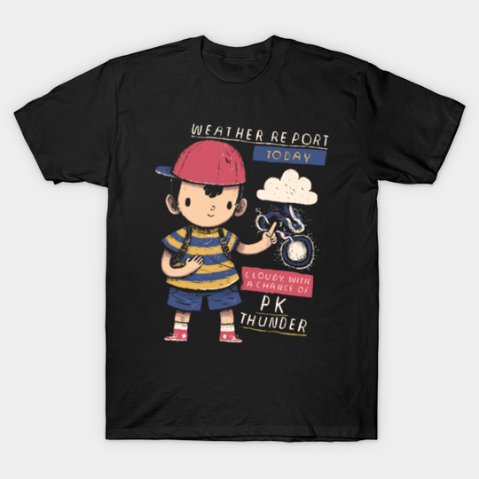 pk thunder - Ness Smash Bros - T-Shirt
