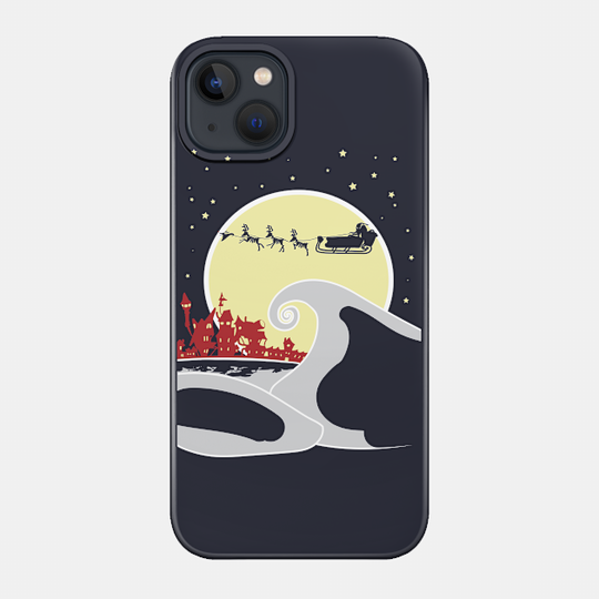 Spooky Christmas Night - Nightmare Before Christmas - Phone Case