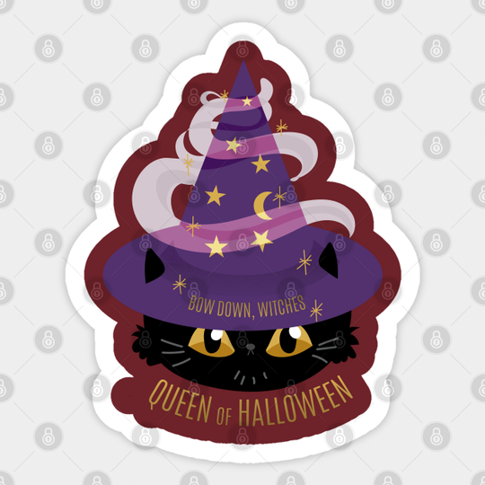 Queen of Halloween - Halloween - Sticker