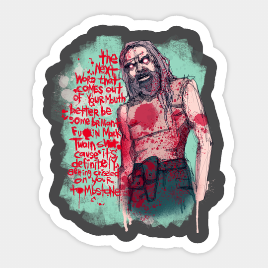 Chiseled On Your Tombstone - Horror - Sticker