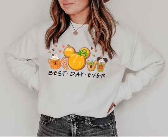 Best Day Ever Disney Fall Sweatshirt, Disney Snack Thanksgiving Sweatshirt
