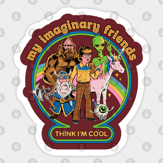 My Imaginary Friends - Friends - Sticker