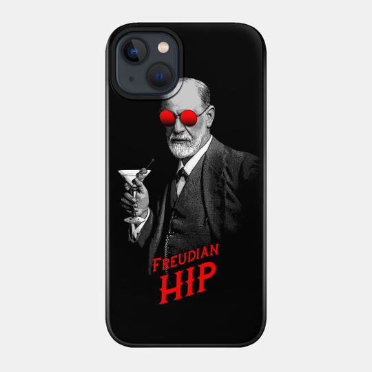 Hipster Psychologist Sigmund Freud - Sigmund Freud Psychologist - Phone Case