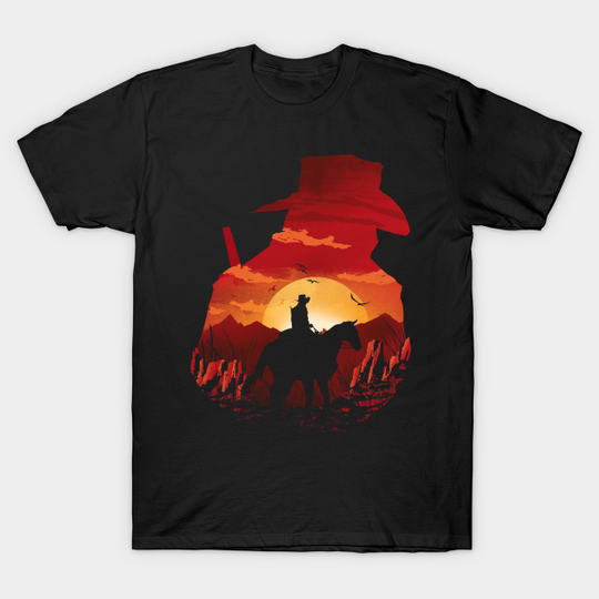 Red Sunset - Red Dead Redemption 2 - T-Shirt