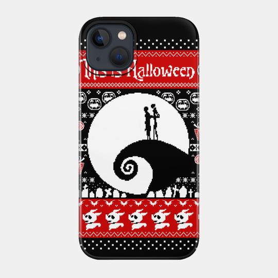 Ugly Sweater Nightmare Before Christmas - Nightmare Before Christmas - Phone Case