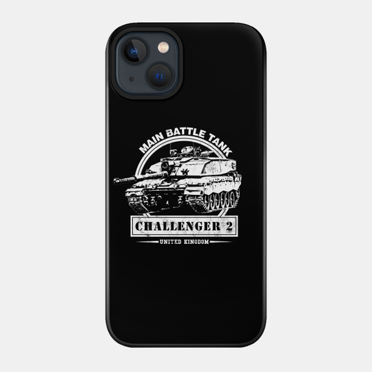 Challenger 2 Tank - UK Main Battle Tank - Challenger Tank - Phone Case